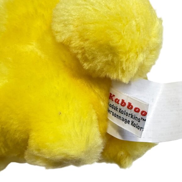 Kodak Kolorkins Plush Doll Yellow Kaboo 10 inch 1989 Promotional - Picture 7 of 10